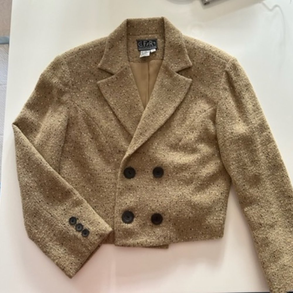 Christian Francis Roth Vintage Cropped Double Breasted Blazer/Jacket - Rare